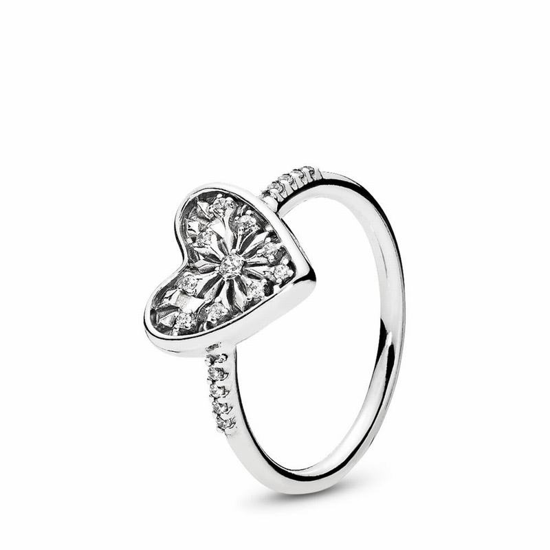 Pandora Heart of Winter Stackable Ring Sale NZ, Sterling Silver (275809-RZI)